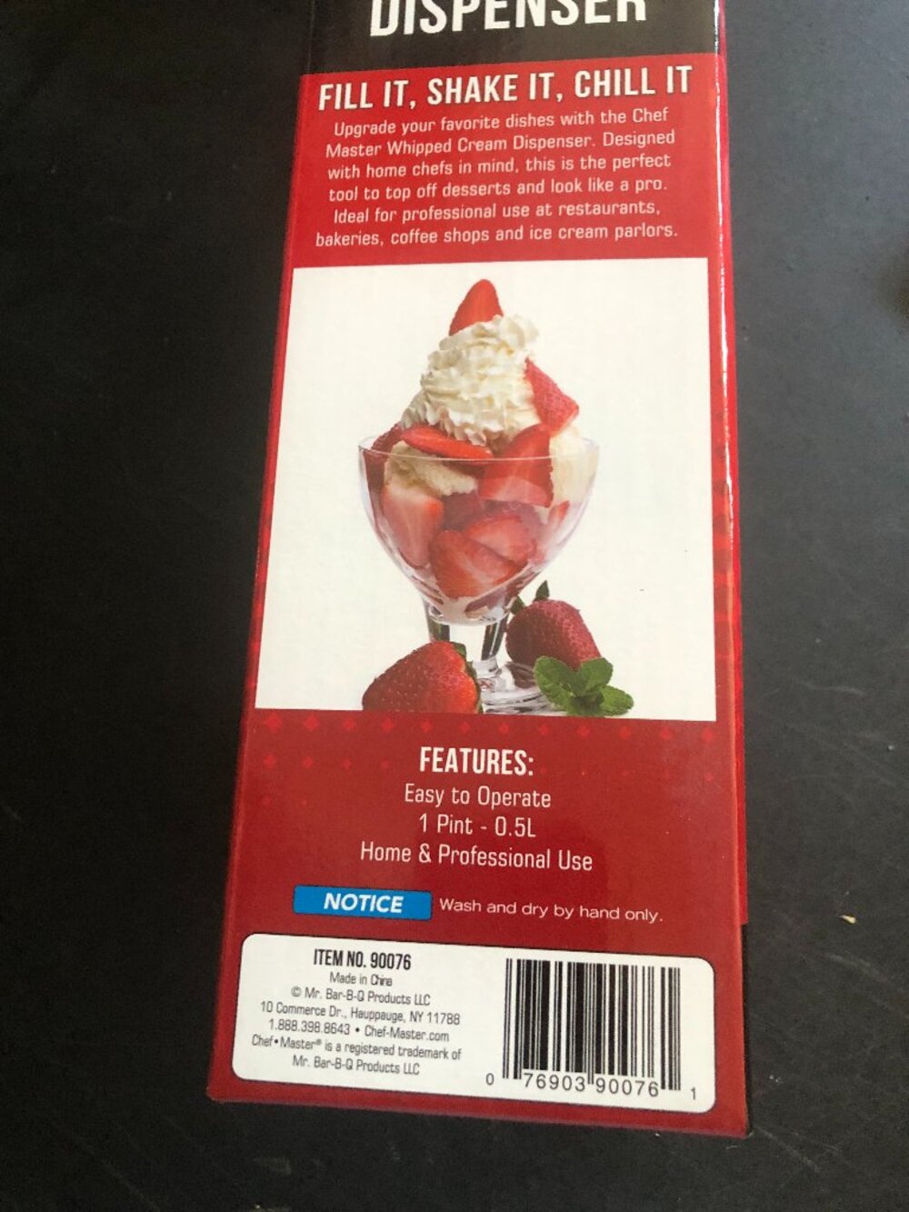 Whipped Cream Dispenser